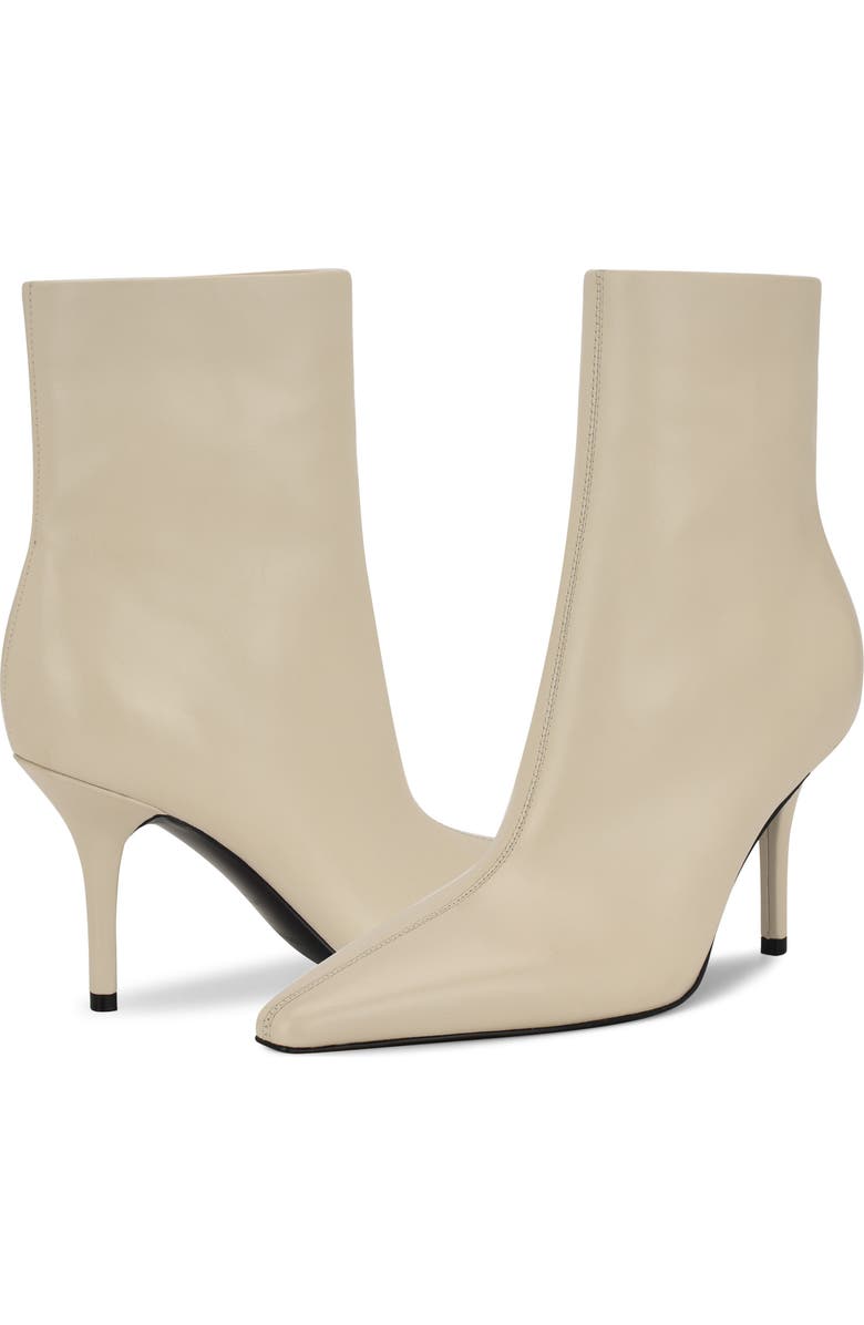 Nine West Ohmy Pointed Toe Bootie, Alternate, color, Ivory