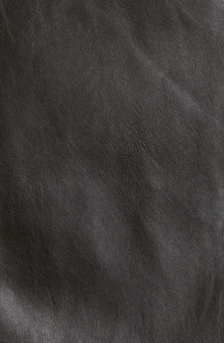 PAIGE Mayslie Faux Leather Dress, Alternate, color, 