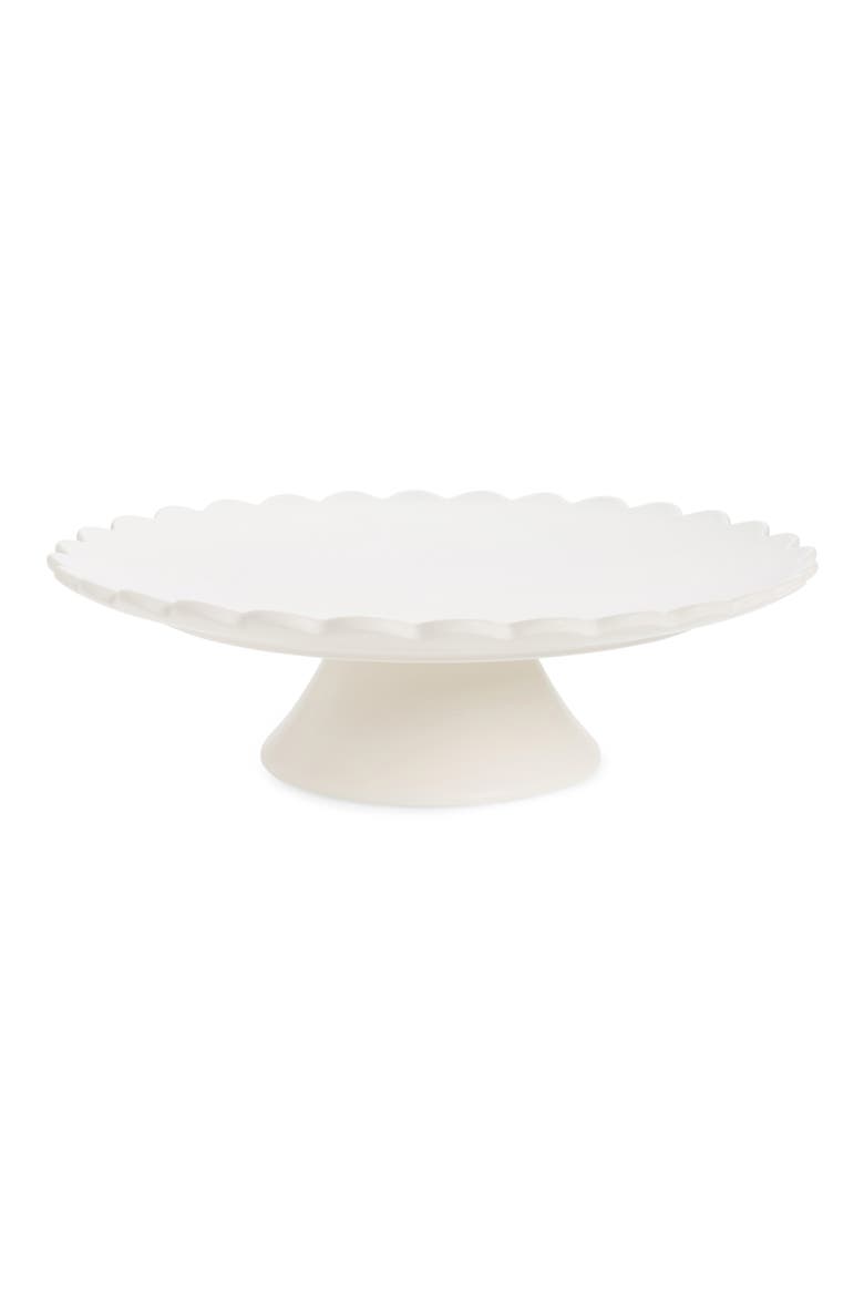 13-Inch Petal Cake Stand, Main, color, IVORY