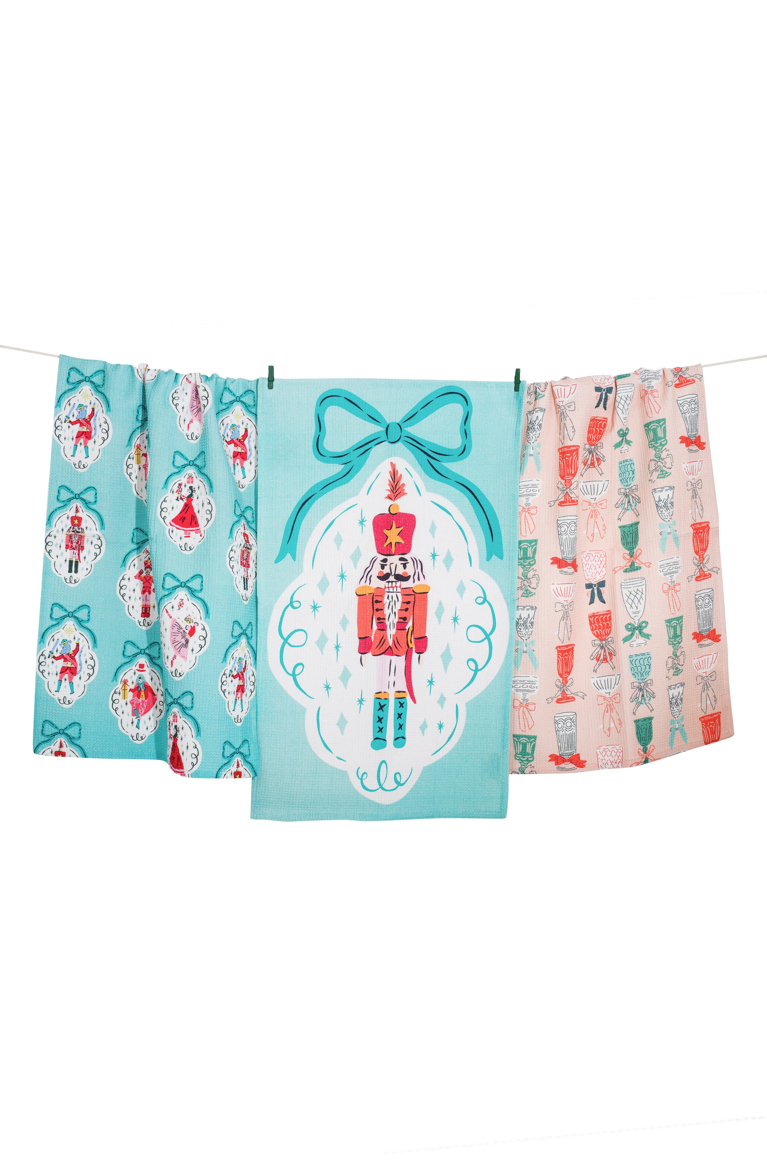 Tiramisu Merry & Bright Modern Holiday Kitchen Towels