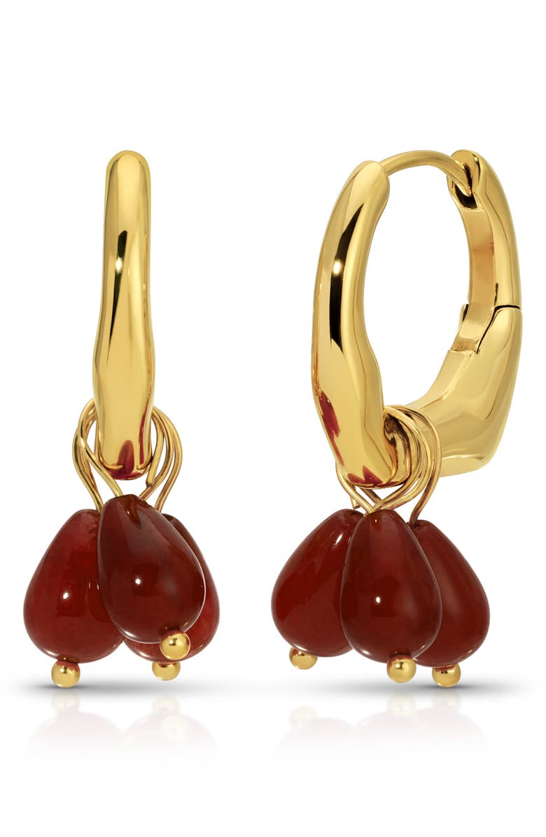 KOZAKH Rethy Hoop Earrings, Main, color, Gold