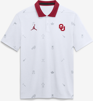 Jordan Brand Men's Jordan Brand  White Oklahoma Sooners Vapor Pattern Dri-FIT Polo
