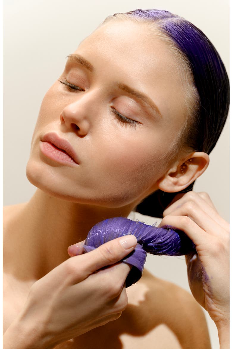 Blonde, White & Grey Hair Mask, Alternate, color, NO COLOR