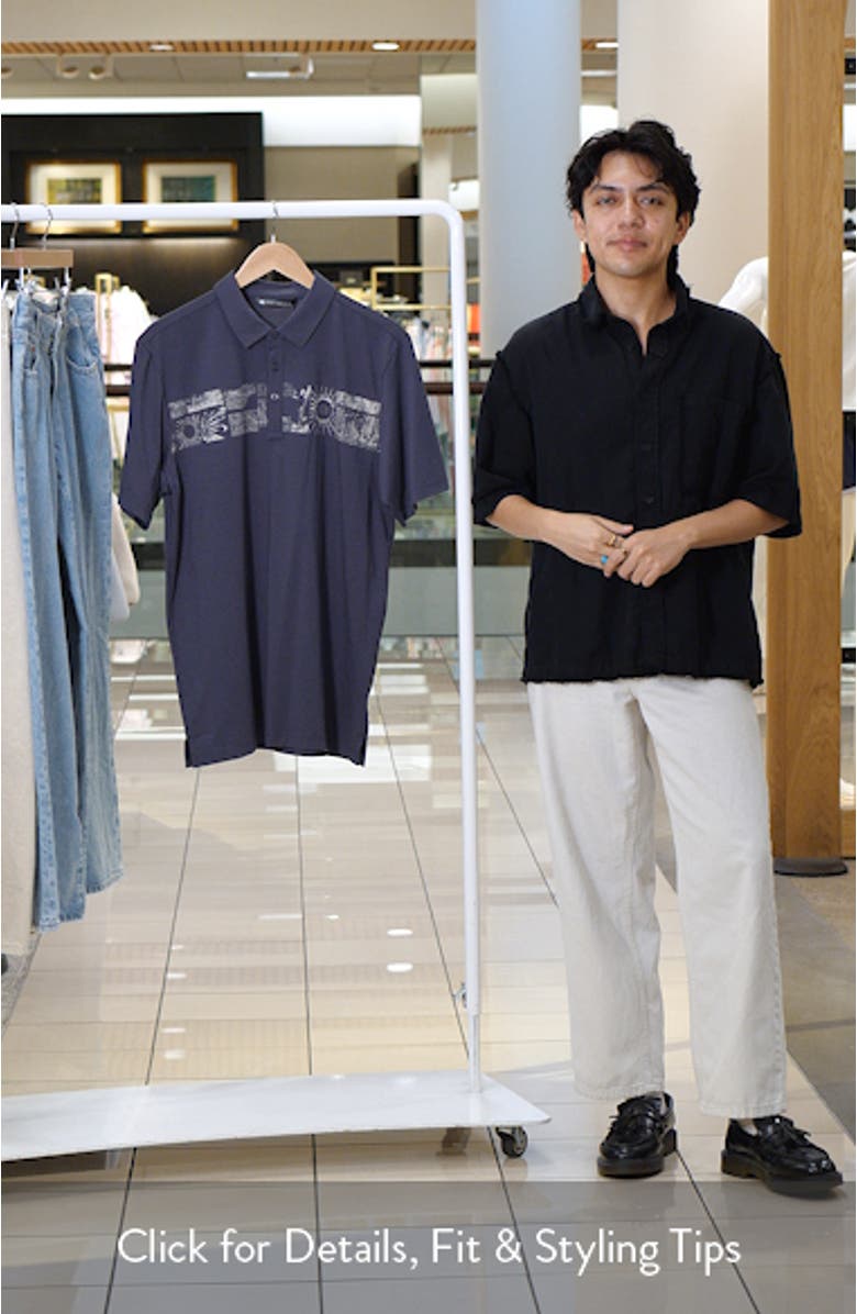 Tropical Stripe Polo, sales video thumbnail