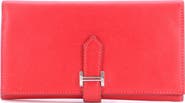 Pre-Owned Hermes Bearn Wallet Epsom Long