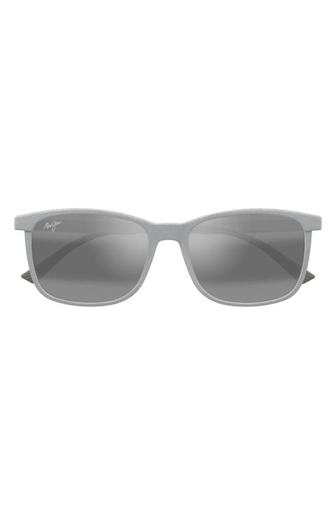 Hulili 57mm Polarized Rectangular Sunglasses