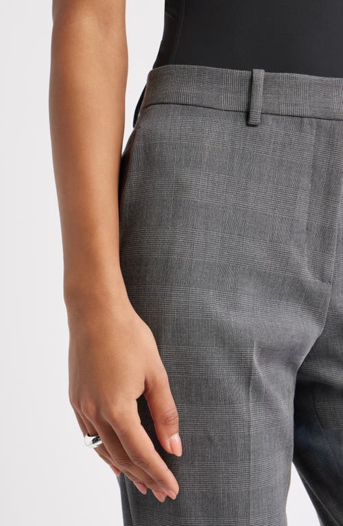 Open Edit Plaid Cigarette Pants
