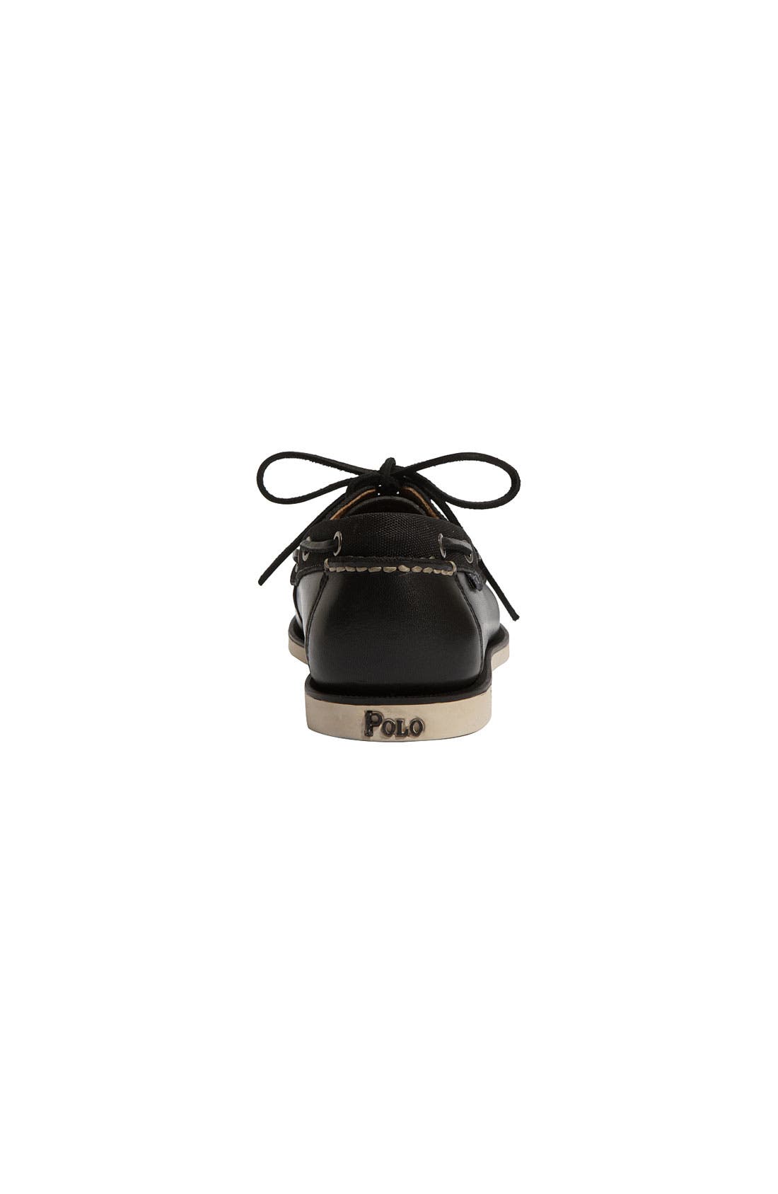 'Bienne' Boat Shoe, Alternate, color, Black