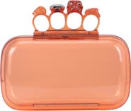 Alexander McQueen Puma Skull Four Ring Clutch