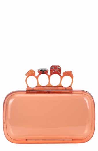 Alexander McQueen Puma Skull Four Ring Clutch