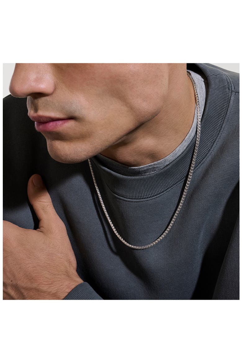 Icon Necklace, Sterling Silver, 3.5mm, Alternate, color, STERLING SILVER