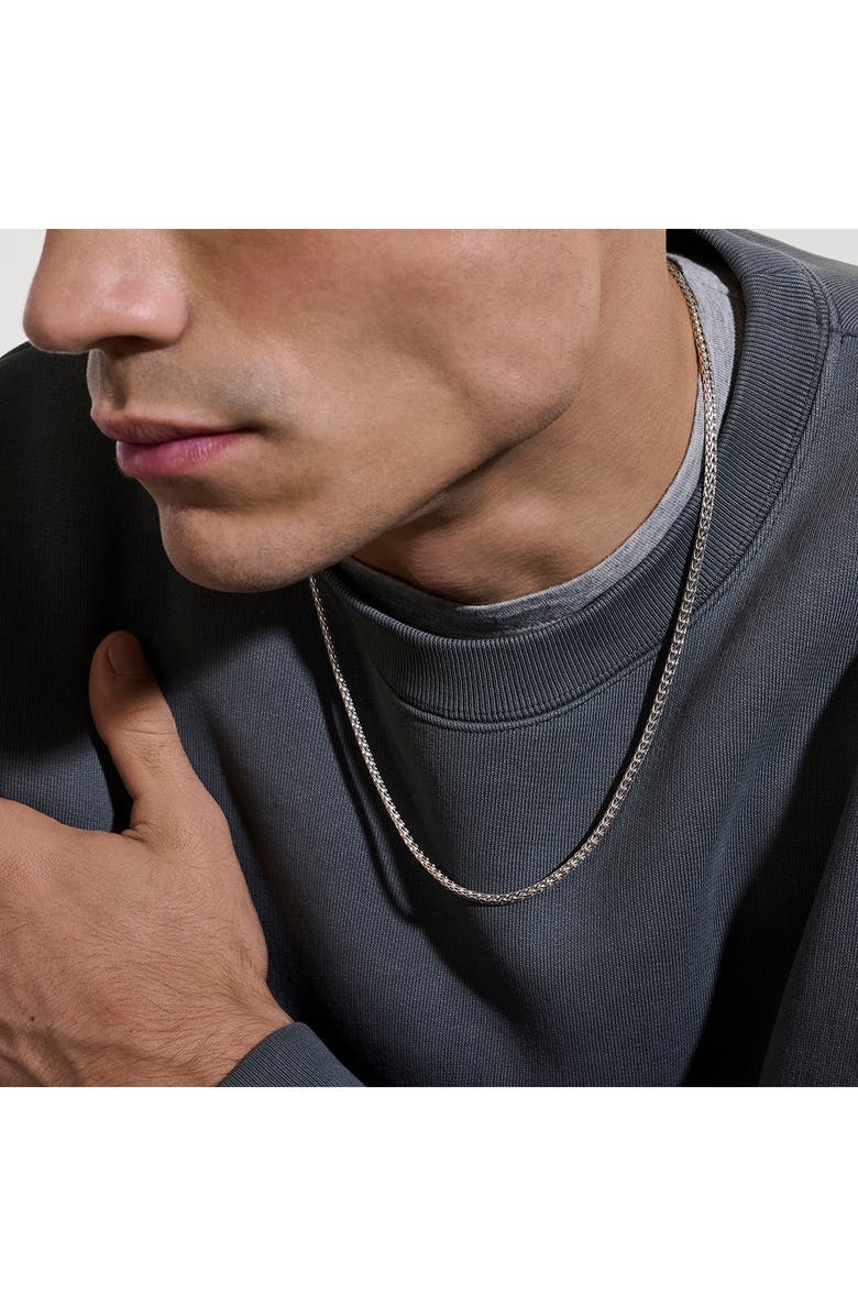 John Hardy Icon Necklace, Sterling Silver, 3.5mm, Alternate, color, Sterling Silver