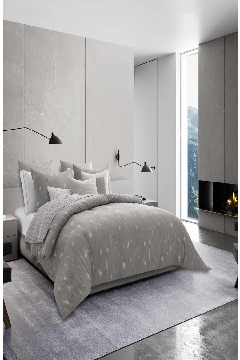 Silver Birch Comforter & Sham Set, Alternate, color, SILVER