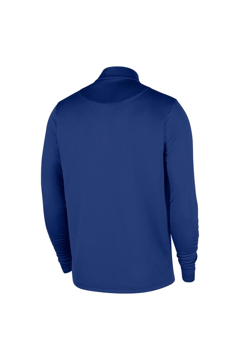 Men's Nike Royal Philadelphia 76ers 2025/26 Authentic Coaches Quarter-Zip Dri-Fit Top, Alternate, color, Royal