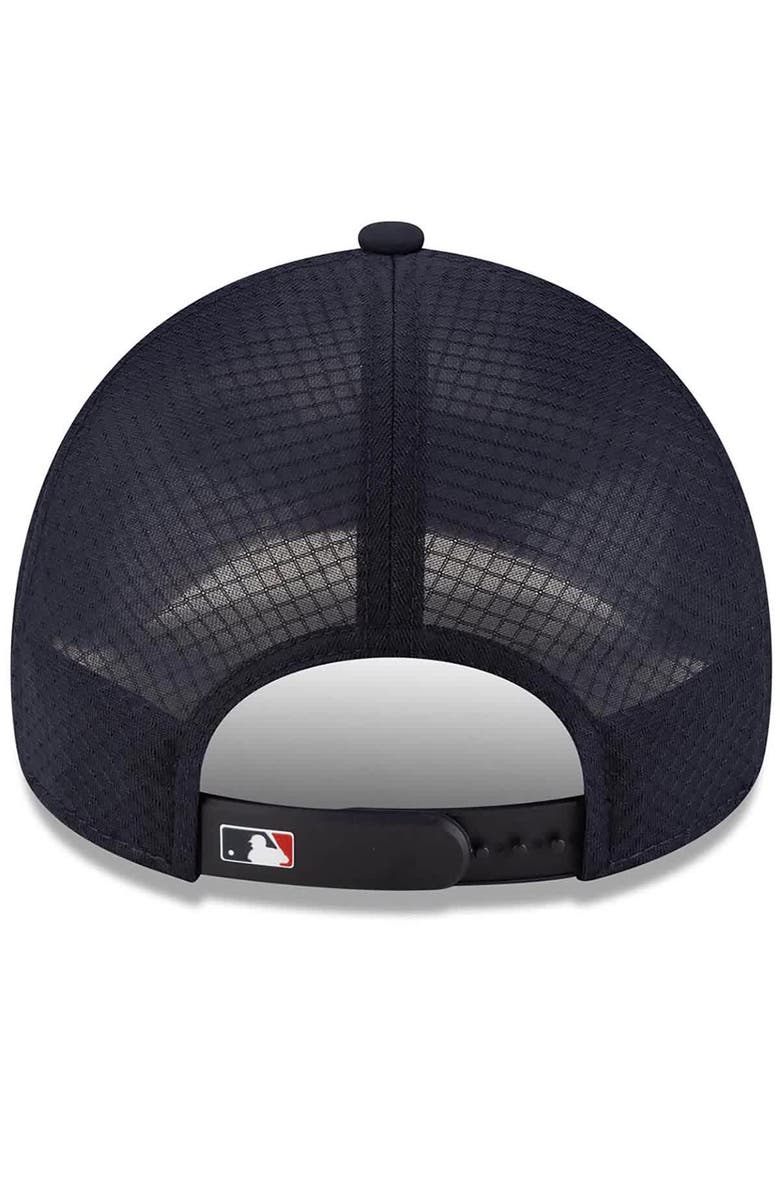 New Era Men's New Era Navy Minnesota Twins 2026 Batting Practice Apex 9FORTY Adjustable Trucker Hat, Alternate, color, Navy