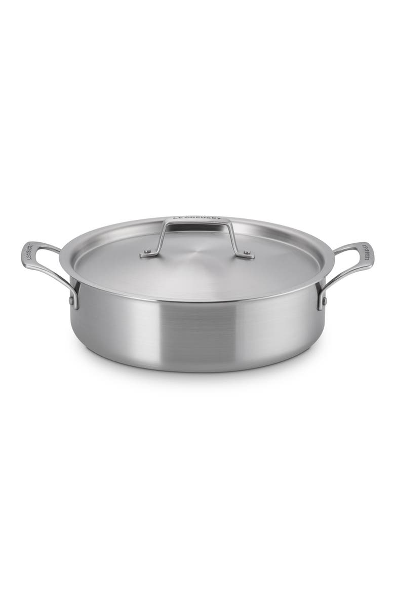 Essential 4-Quart Stainless Steel Rondeau Pan, Main, color, STAINLESS STEEL