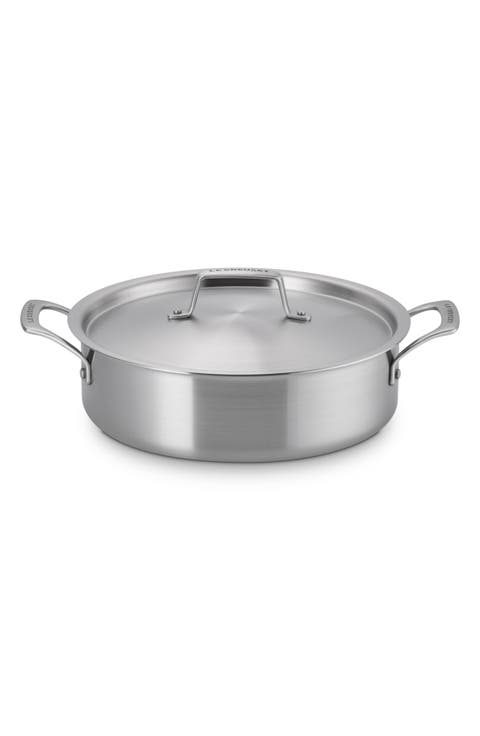 Essential 4-Quart Stainless Steel Rondeau Pan