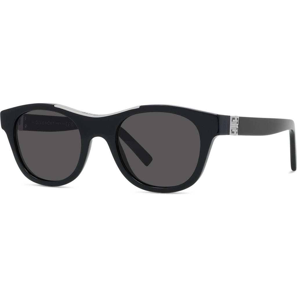 Givenchy 4g 50mm Geometric Sunglasses In Black