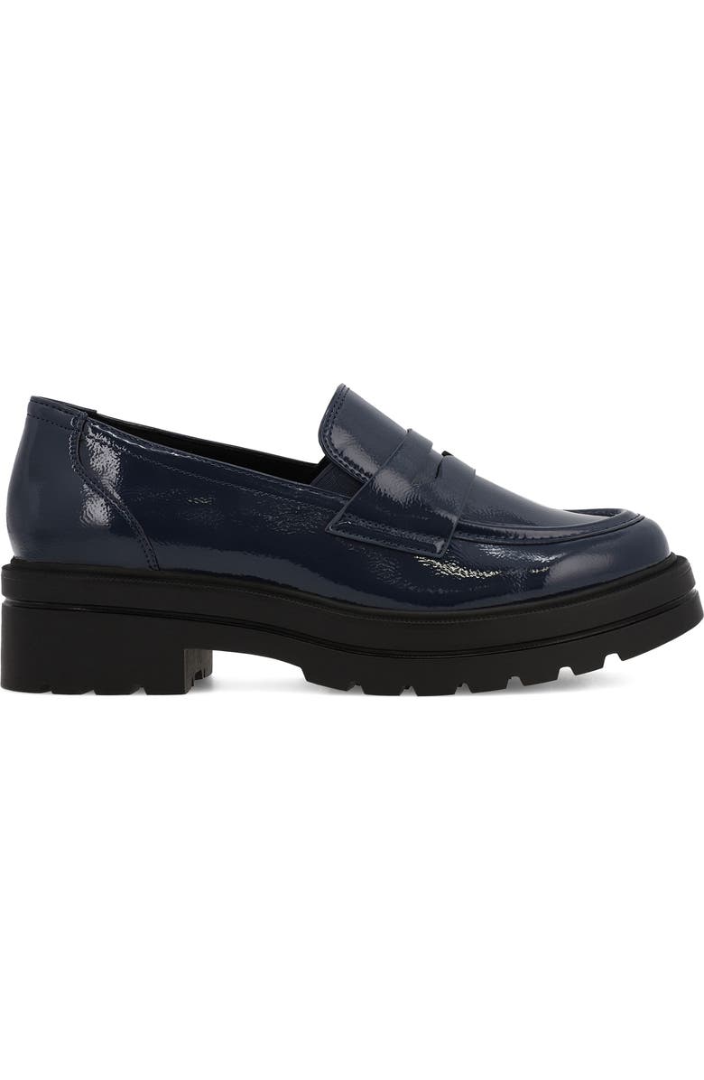 MIA Yoani Lug Sole Penny Loafer, Alternate, color, Navy