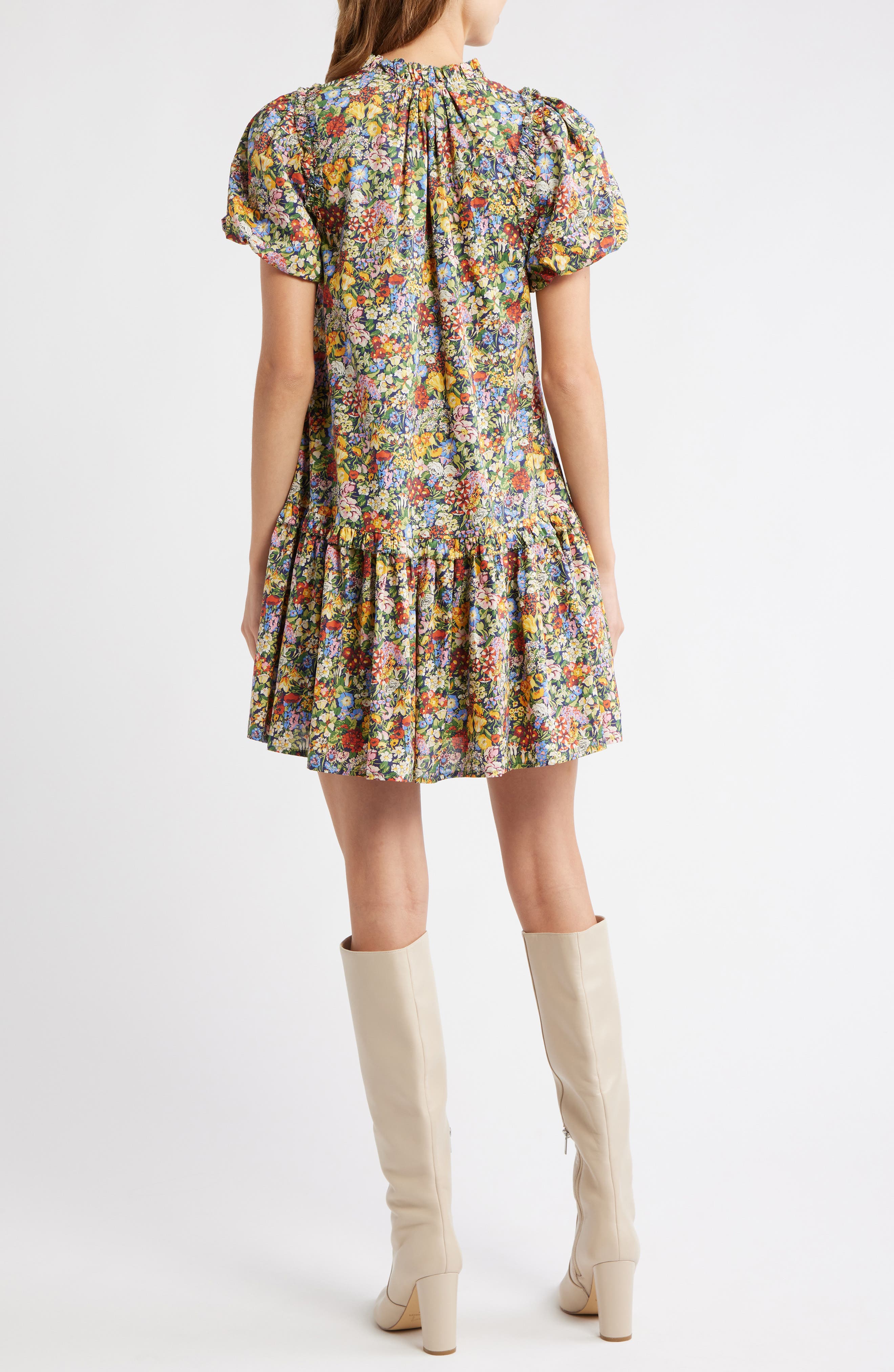 Edith Floral Minidress - image 2