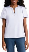 Jones New York Split Neck Top