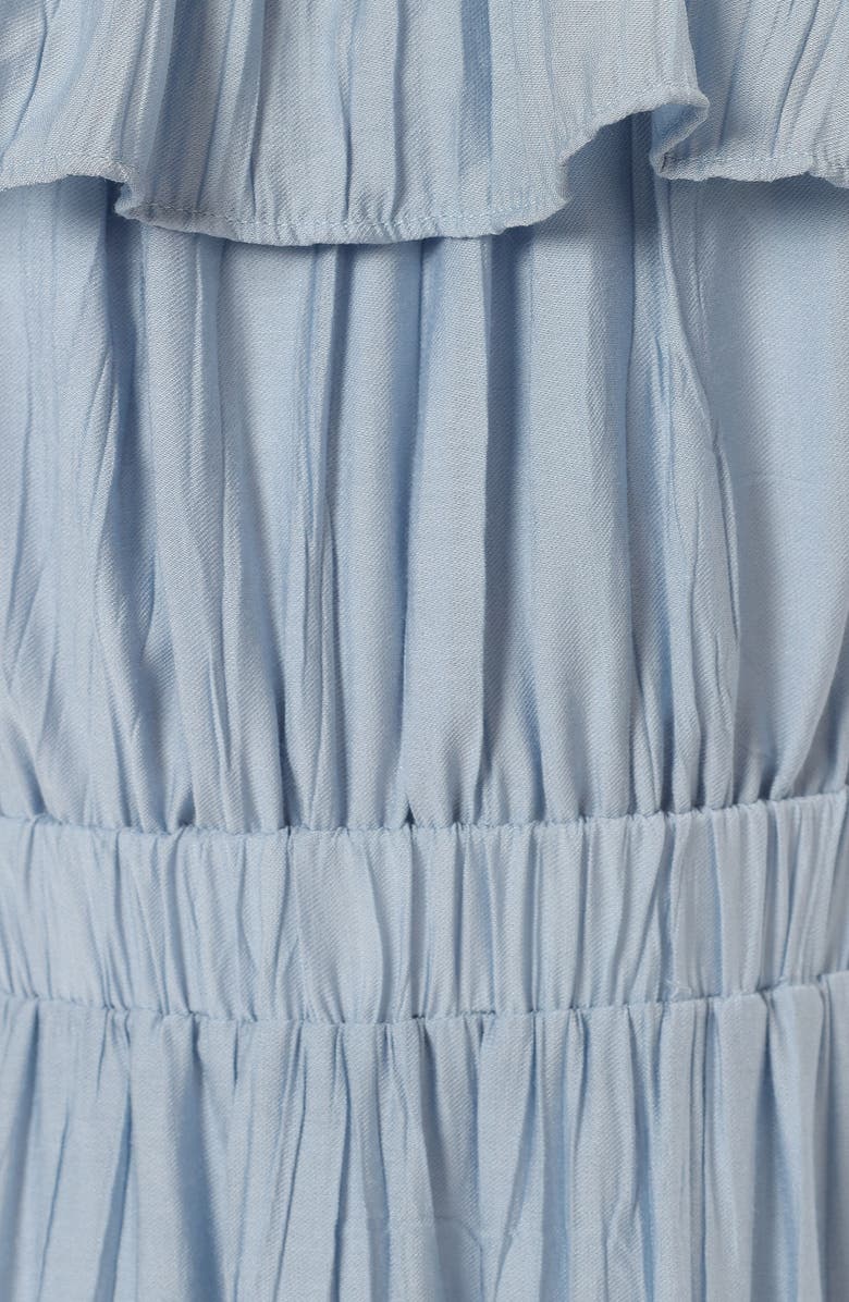 Petal & Pup Jane Ruffle Cutout Minidress, Alternate, color, Blue