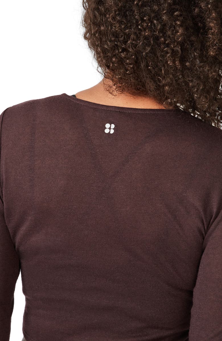 Sweaty Betty Arc Knot Cropped Top, Alternate, color, 