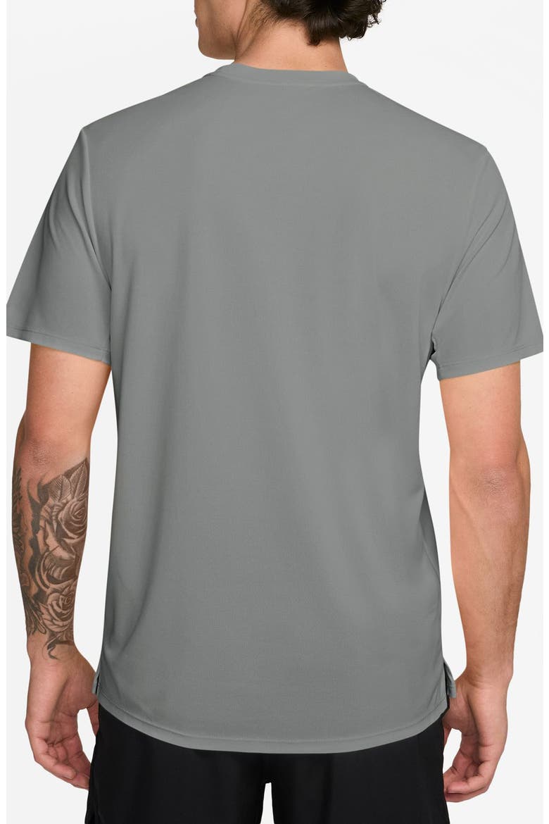 Miler Dri-FIT UV Short Sleeve Running Top, Alternate, color, GREY FOG/ PARTICLE GREY