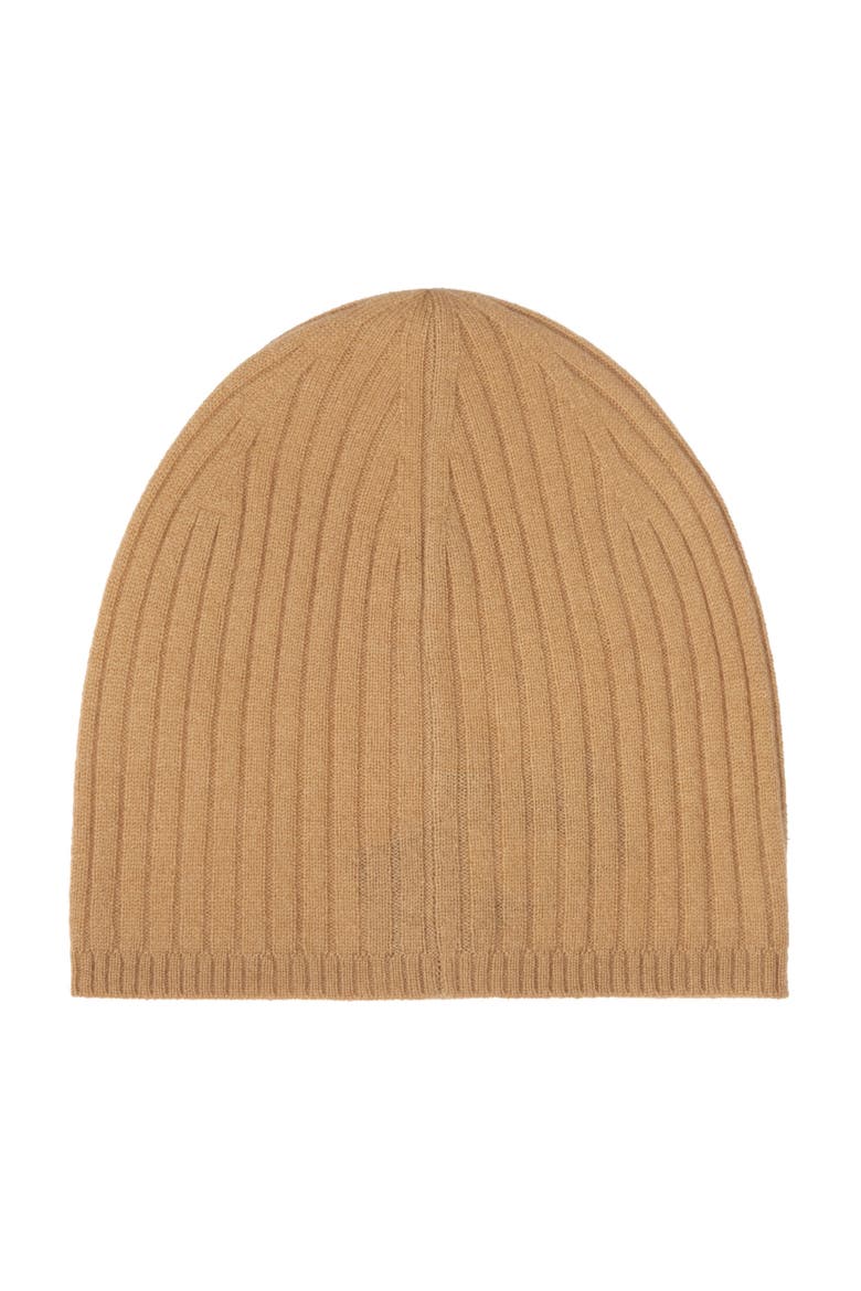 signature cashmere beanie, Alternate, color, lauren camel