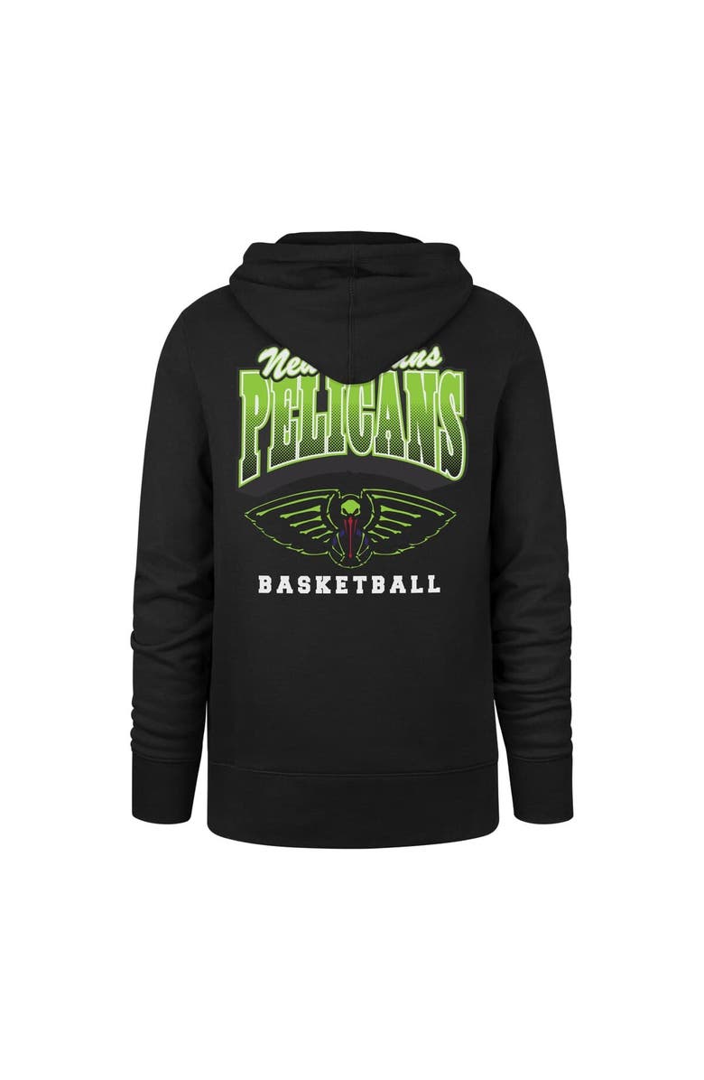 '47 Men's '47 Black New Orleans Pelicans 2025/26 City Edition Jab Step Headline Hoodie, Alternate, color, Black