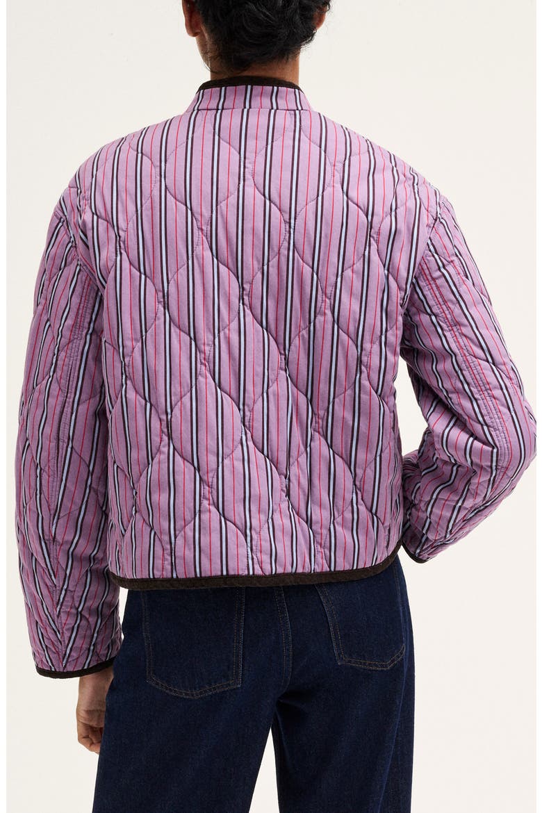 Quilted Liner Jacket, Alternate, color, ANTIQUE MAUVE STRIPE