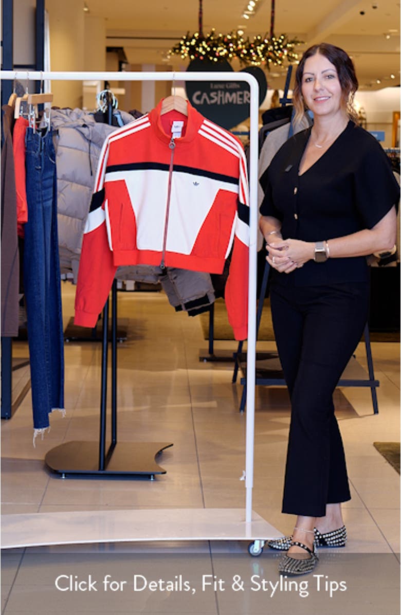 Fleece Crop Track Jacket, sales video thumbnail