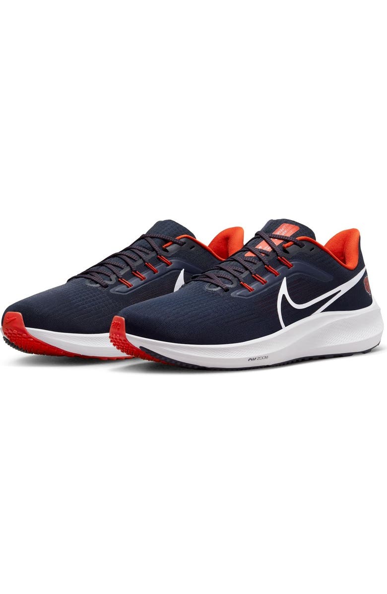 Nike Unisex Nike Navy Chicago Bears Zoom Pegasus 39 Running Shoe, Alternate, color,