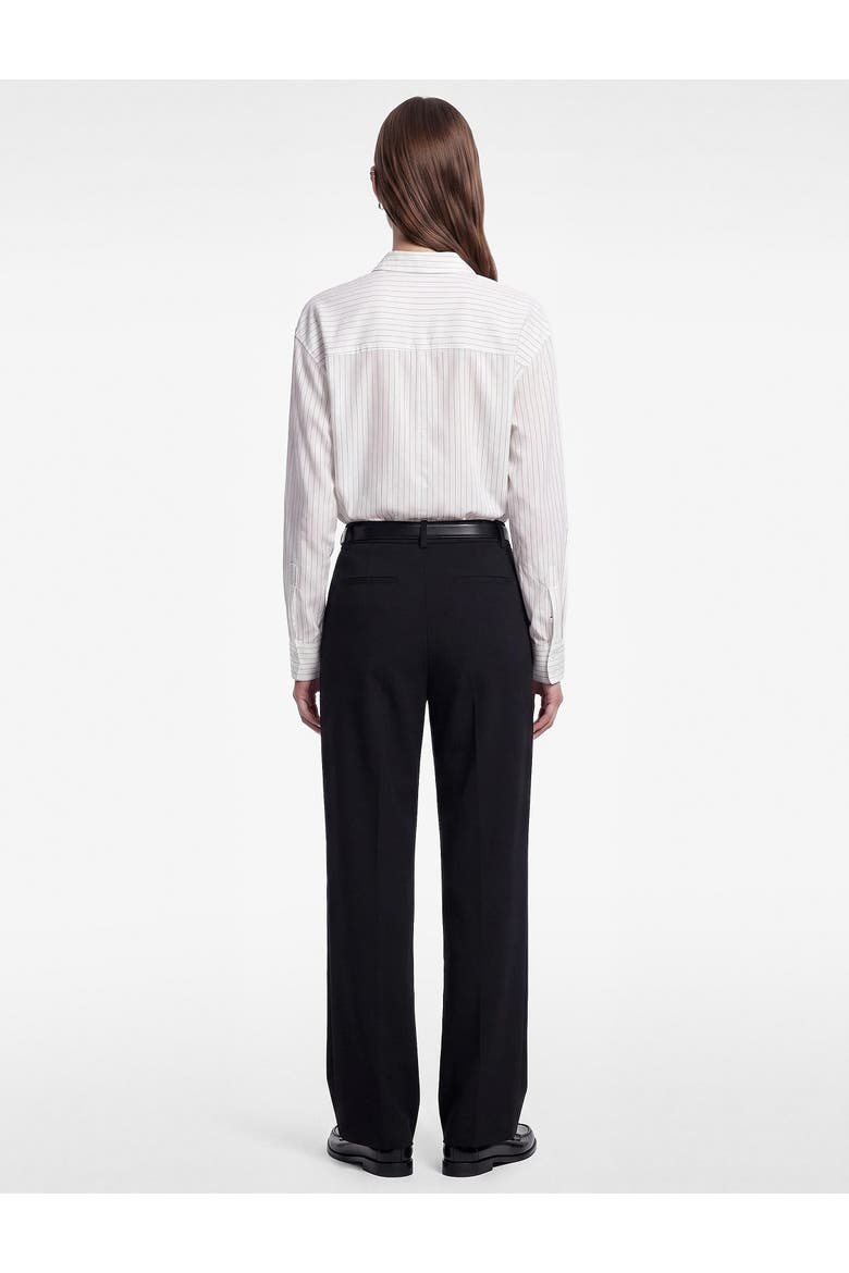 Striped Modal Shirt, Alternate, color, WHITE  STRIPE