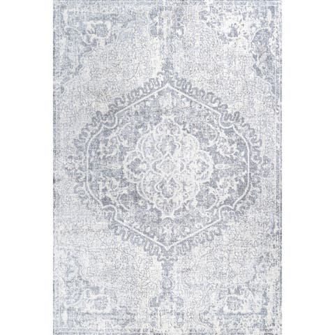 Modern Persian Vintage Medallion Area Rug