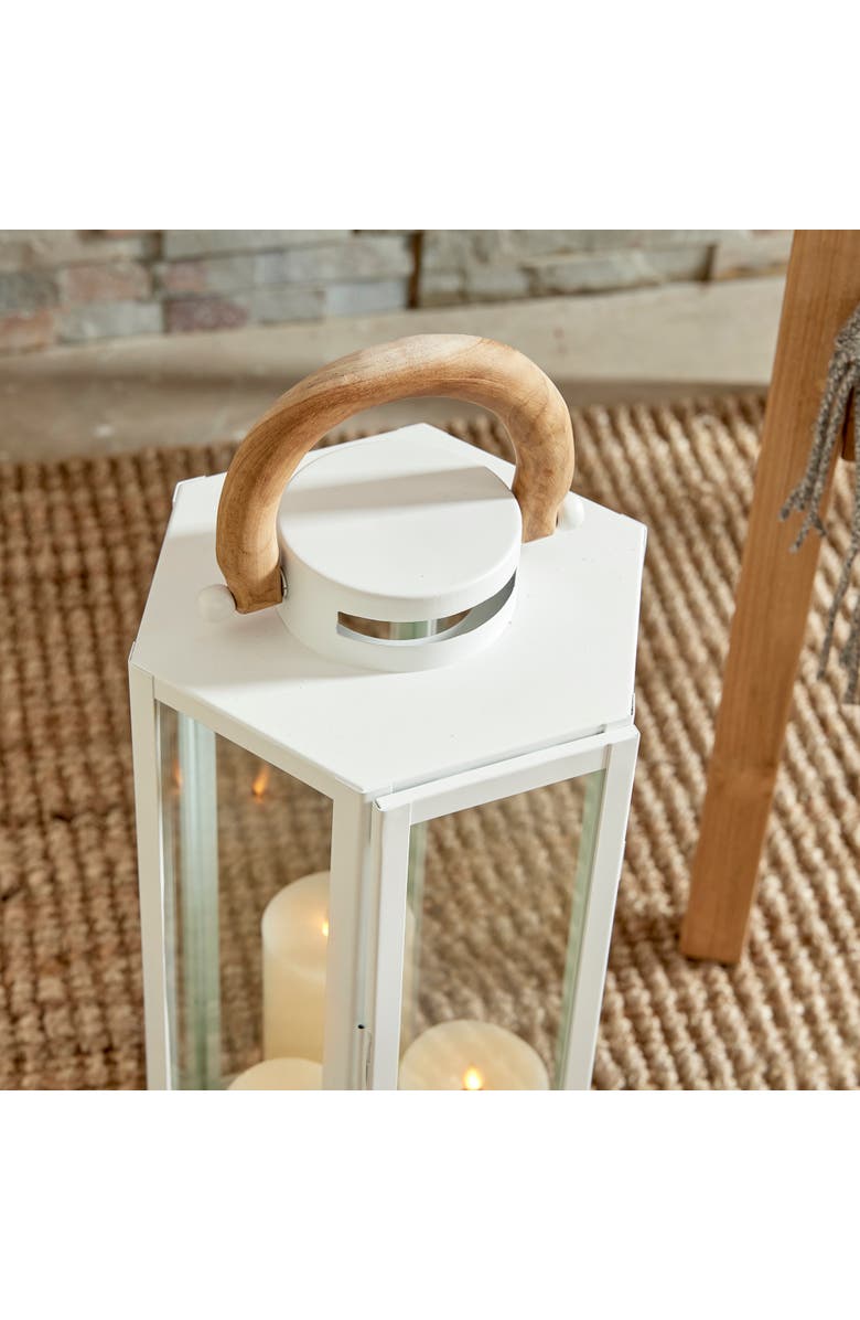 Napa Home & Garden Dockside Outdoor Lantern, Alternate, color, White