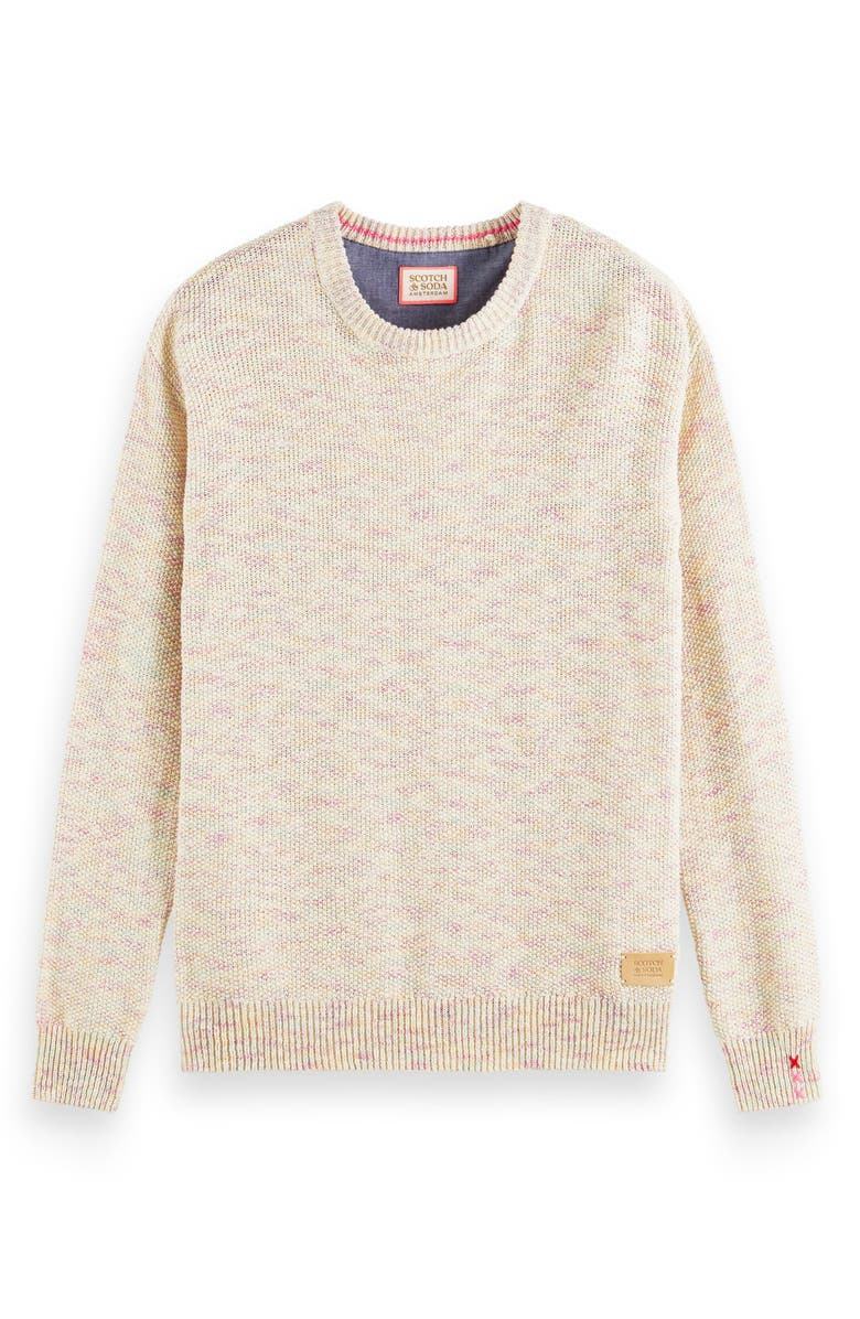 Scotch & Soda Space Dye Crewneck Sweater, Alternate, color,