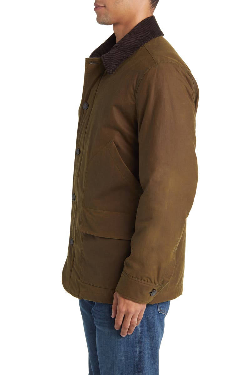 Brooks Brothers Waxed Cotton Chore Jacket, Alternate, color,
