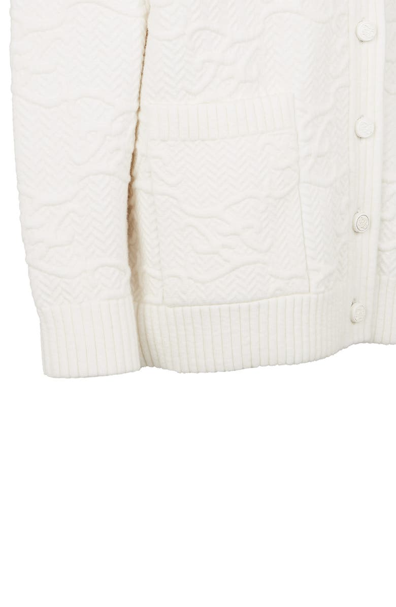 Fendi Karligraphy Quilted Cardigan, Alternate, color, 