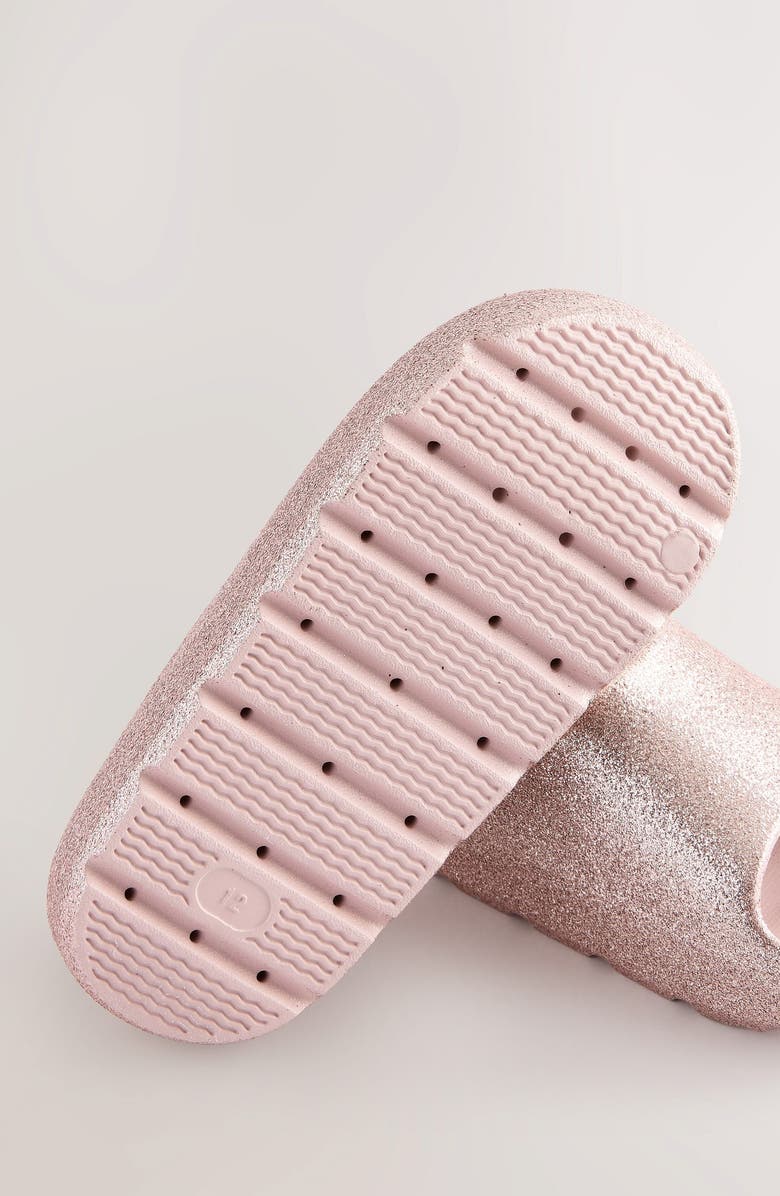 NEXT Kids' Chunky Glitter Slide Sandal, Alternate, color,