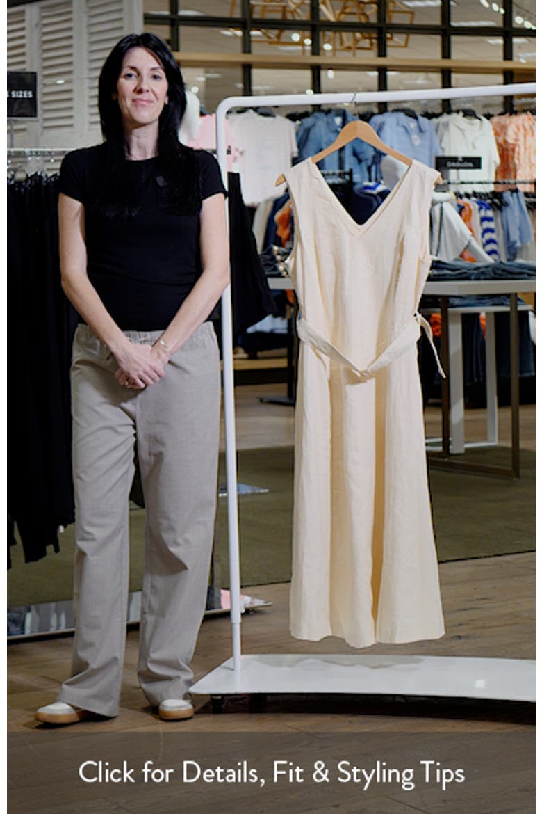 Belted Linen Dress video