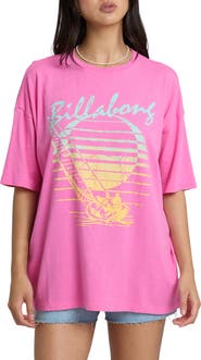 Billabong Every High Tide Oversize Cotton Graphic T-Shirt