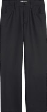 Séfr Jiro Wide Leg Twill Trousers