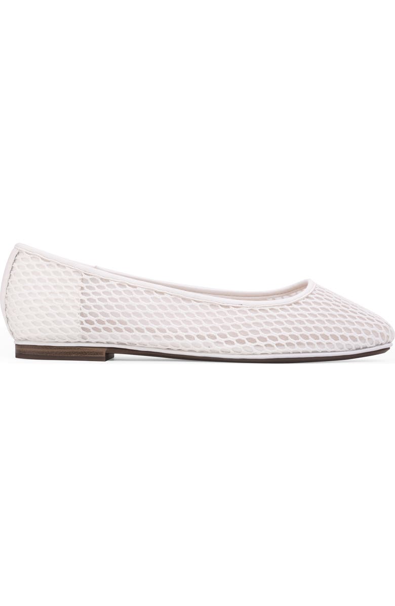 Me Too Baylin Ballet Flat, Alternate, color, White