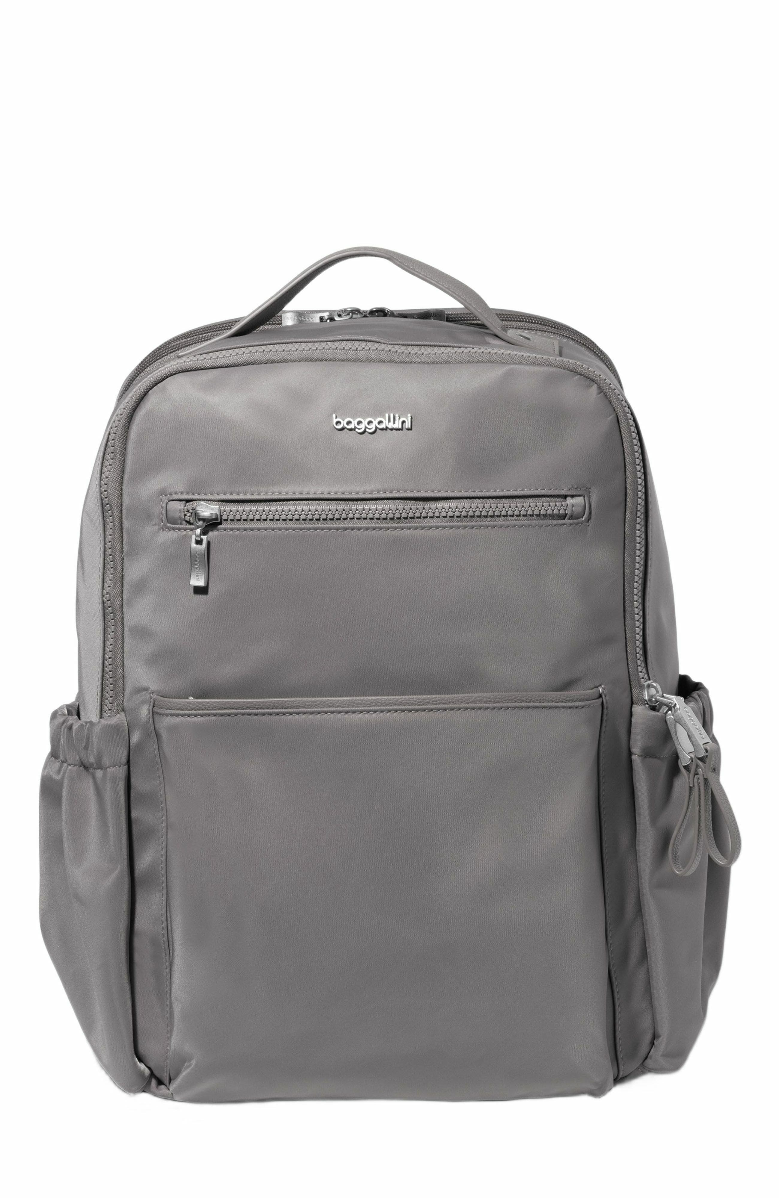 baggallini brussels laptop backpack Chrcl Backpack, Charcoal, One Size : Buy Online at Best Price in KSA Side pockets with zippers expand for those extra baggallini Haven 16 in. Laptop