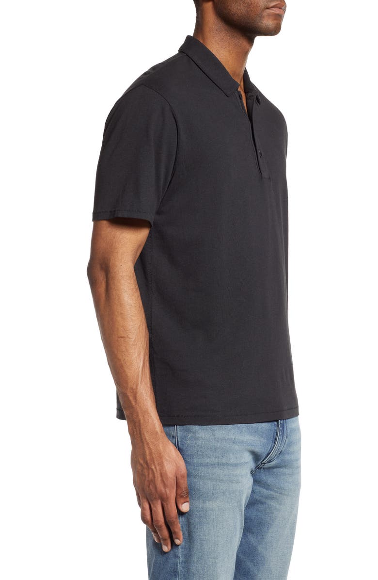 rag & bone Men's Mercer Short Sleeve Linen Blend Polo, Alternate, color, 