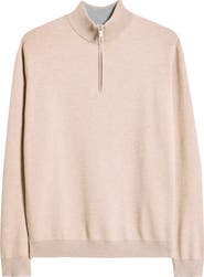 Peter Millar Coolspun Lite Quarter Zip Sweater