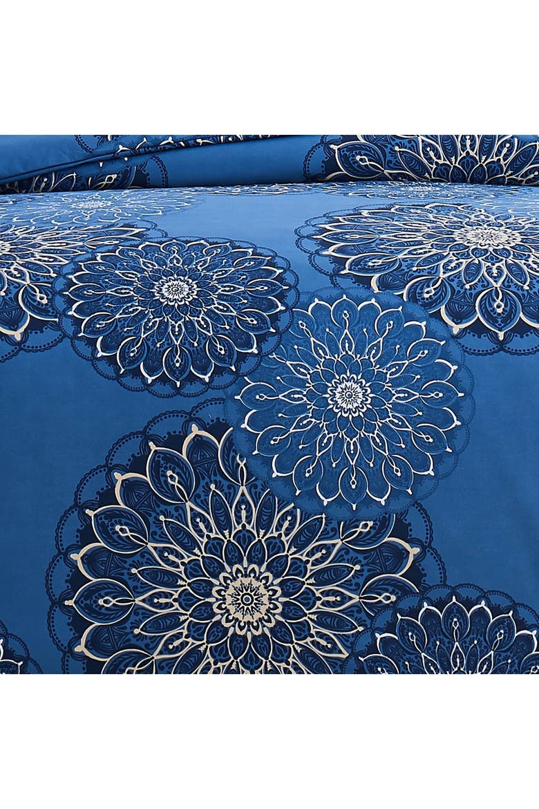 Midnight Floral Duvet Cover Set, Alternate, color, MIDNIGHT FLORAL BLUE