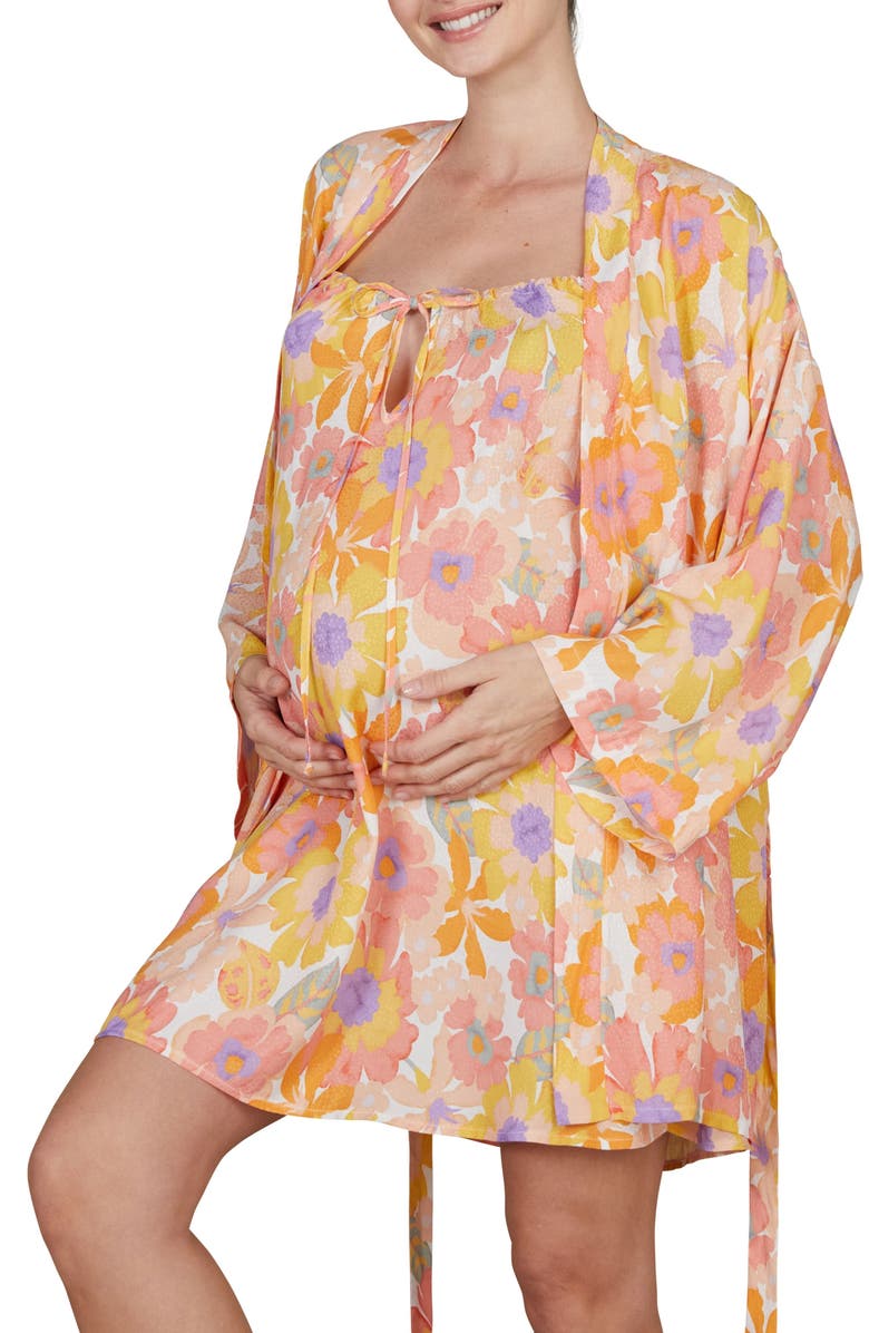 Cache Coeur Barbara Maternity/Nursing Robe, Main, color,