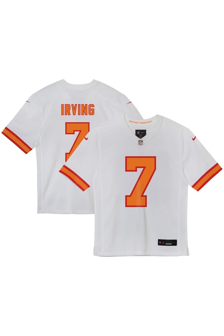 Preschool Bucky Irving White '76 Tampa Bay Buccaneers  Game Jersey, Main, color, White
